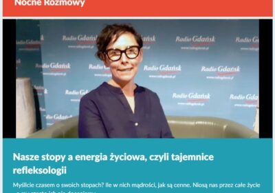 Iza w Radio Gdańsk opowiada o refleksologii