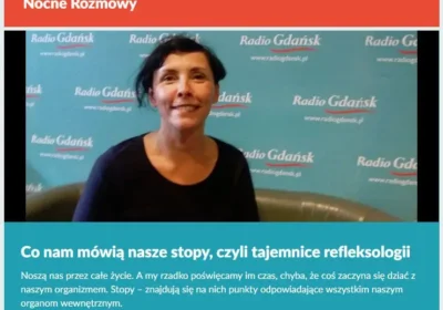 „Nocne rozmowy” o refleksologii – Iza w Radio Gdańsk